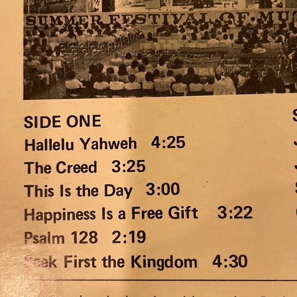 LP A joyful noise vinyl Record album Christian folk music charismatic Songs - Picture 9 of 12